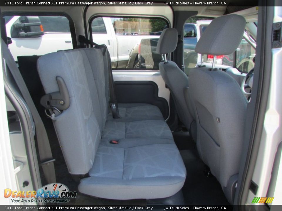 2011 Ford Transit Connect XLT Premium Passenger Wagon Silver Metallic / Dark Grey Photo #17