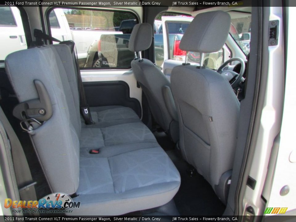 2011 Ford Transit Connect XLT Premium Passenger Wagon Silver Metallic / Dark Grey Photo #18