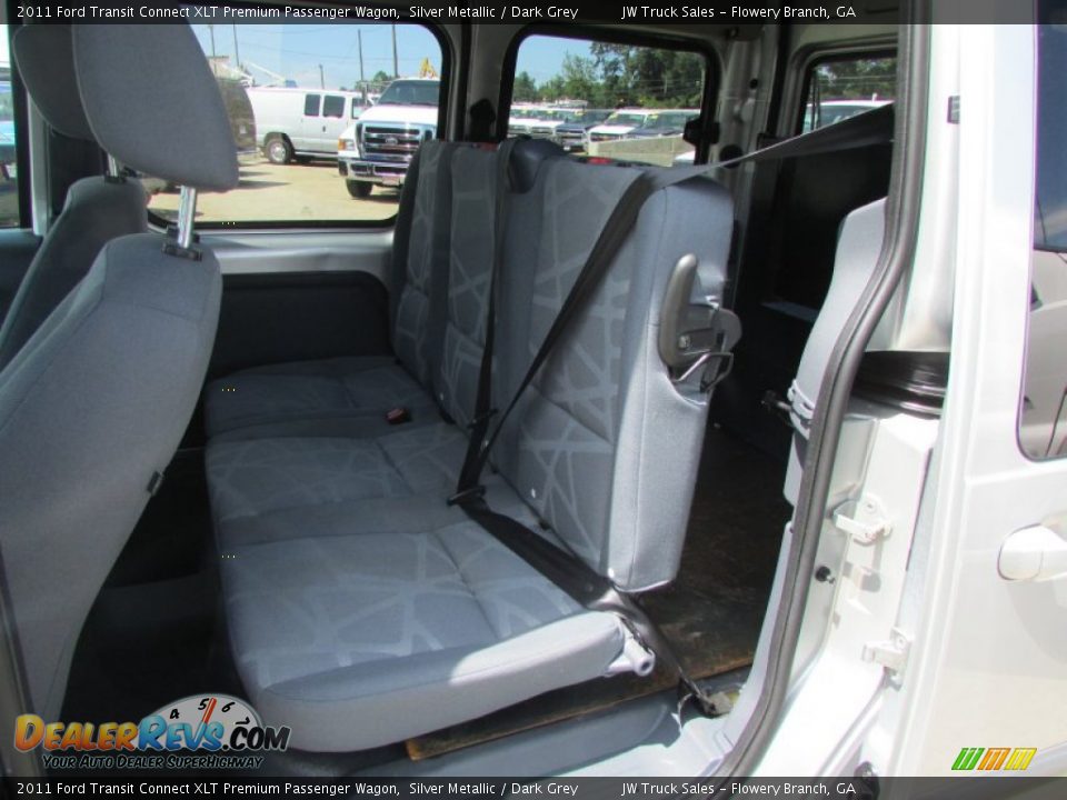 2011 Ford Transit Connect XLT Premium Passenger Wagon Silver Metallic / Dark Grey Photo #21