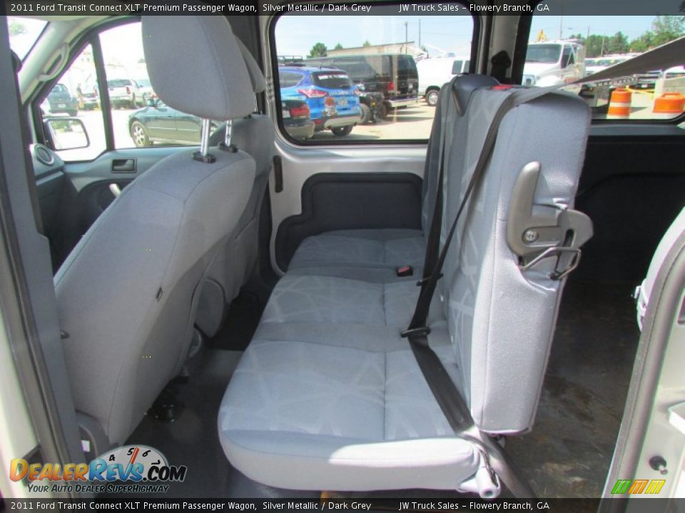 2011 Ford Transit Connect XLT Premium Passenger Wagon Silver Metallic / Dark Grey Photo #22