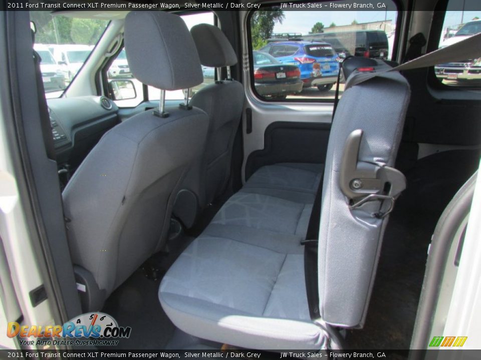 2011 Ford Transit Connect XLT Premium Passenger Wagon Silver Metallic / Dark Grey Photo #23