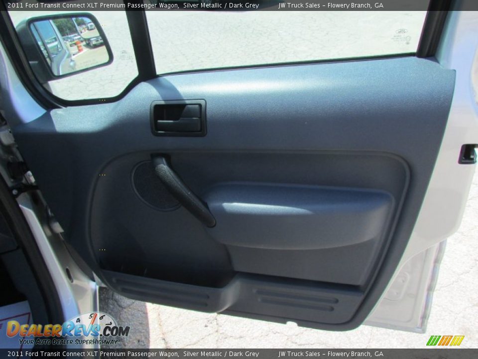 2011 Ford Transit Connect XLT Premium Passenger Wagon Silver Metallic / Dark Grey Photo #24