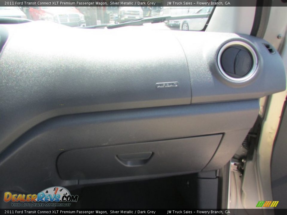 2011 Ford Transit Connect XLT Premium Passenger Wagon Silver Metallic / Dark Grey Photo #28