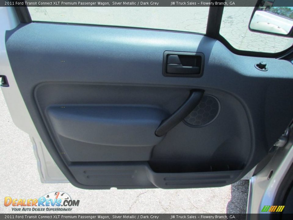 2011 Ford Transit Connect XLT Premium Passenger Wagon Silver Metallic / Dark Grey Photo #35