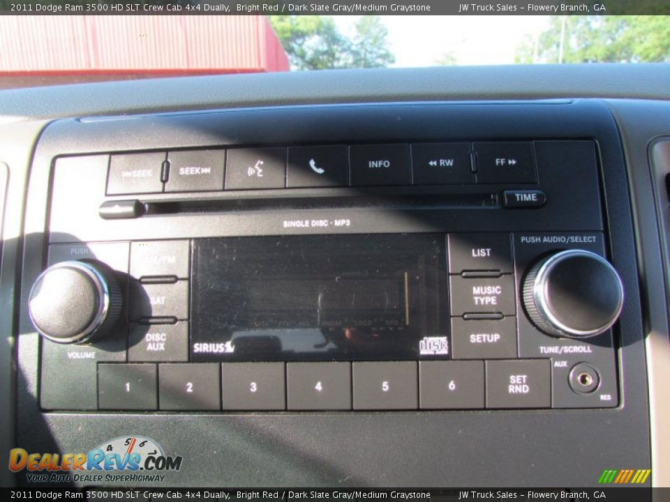 2011 Dodge Ram 3500 HD SLT Crew Cab 4x4 Dually Bright Red / Dark Slate Gray/Medium Graystone Photo #21
