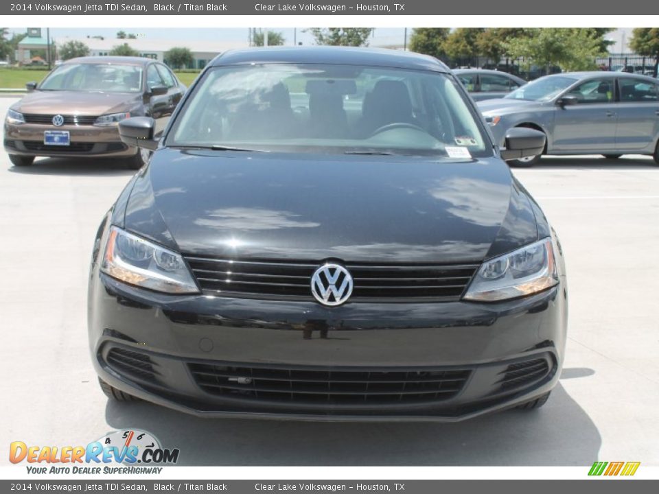 2014 Volkswagen Jetta TDI Sedan Black / Titan Black Photo #2