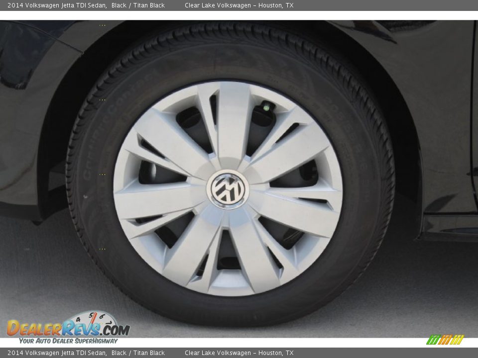 2014 Volkswagen Jetta TDI Sedan Black / Titan Black Photo #5