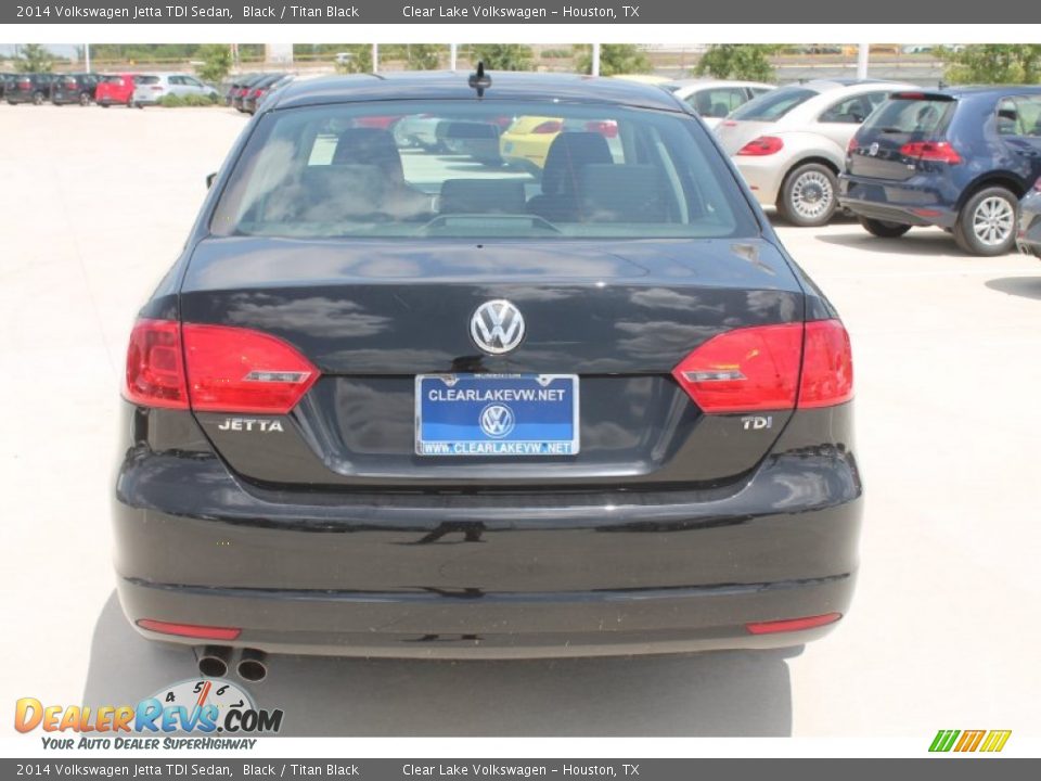 2014 Volkswagen Jetta TDI Sedan Black / Titan Black Photo #8