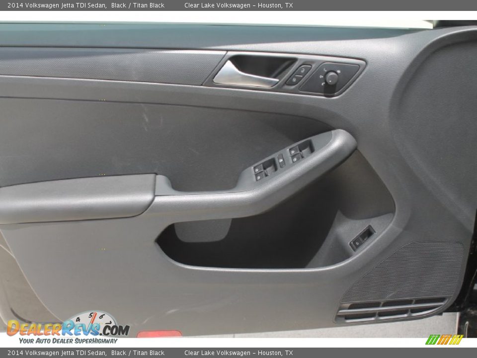 2014 Volkswagen Jetta TDI Sedan Black / Titan Black Photo #9