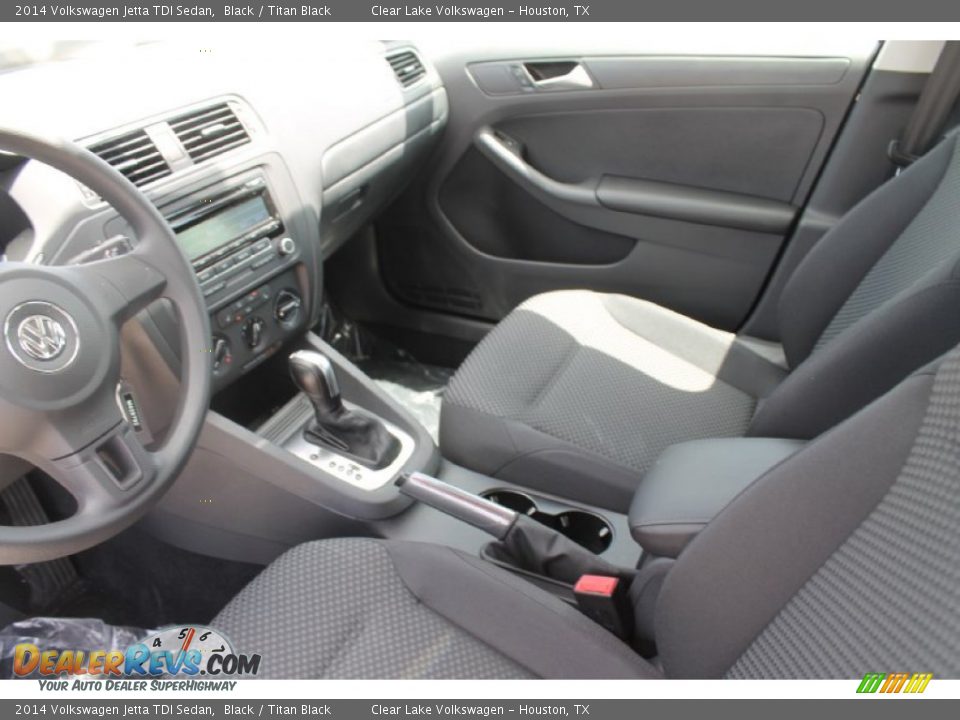 2014 Volkswagen Jetta TDI Sedan Black / Titan Black Photo #11