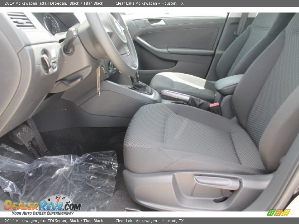 2014 Volkswagen Jetta TDI Sedan Black / Titan Black Photo #12