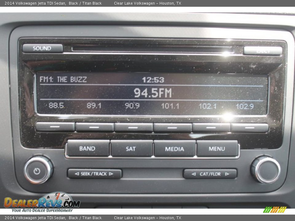 2014 Volkswagen Jetta TDI Sedan Black / Titan Black Photo #15