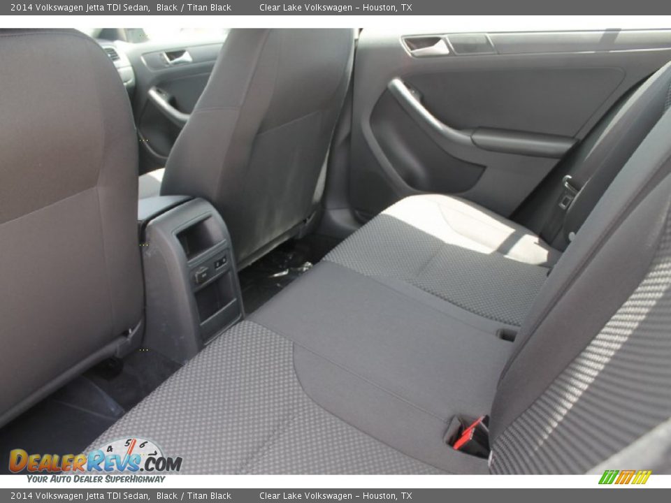 2014 Volkswagen Jetta TDI Sedan Black / Titan Black Photo #21