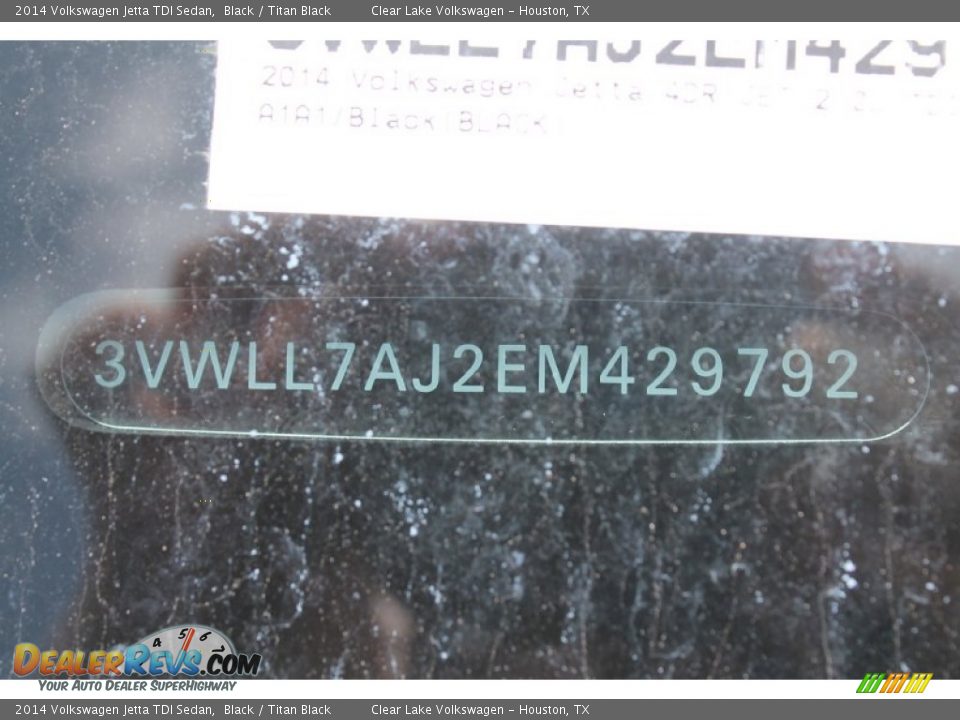 2014 Volkswagen Jetta TDI Sedan Black / Titan Black Photo #25