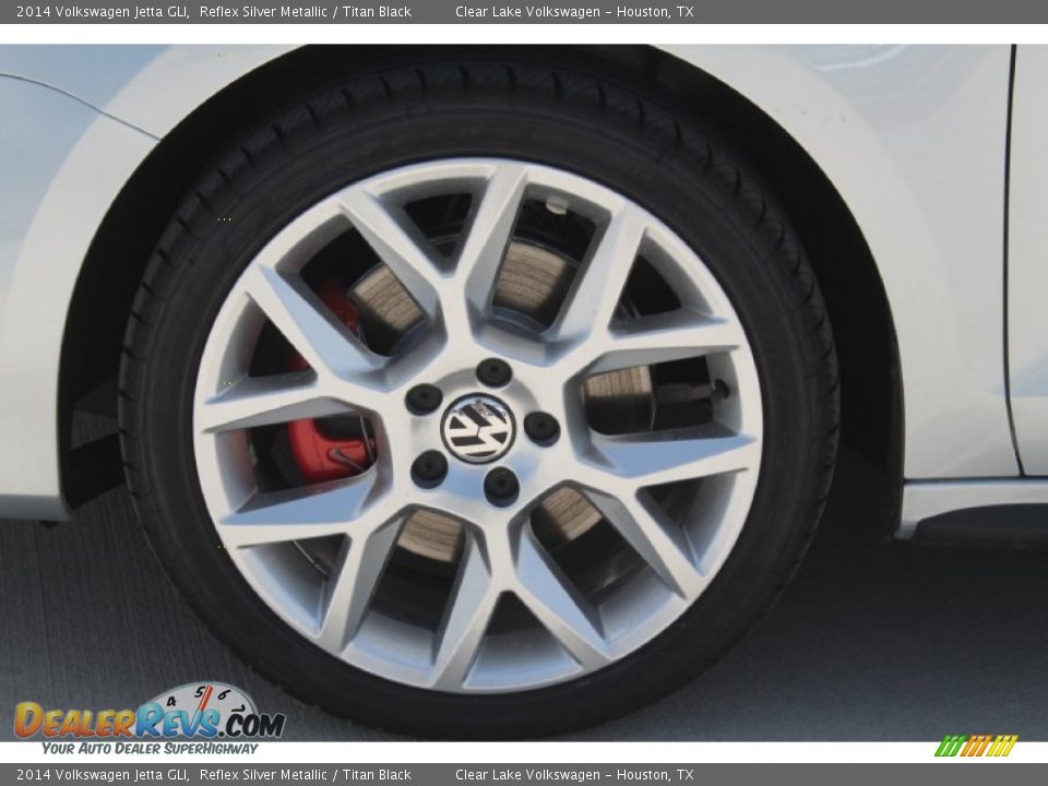 2014 Volkswagen Jetta GLI Reflex Silver Metallic / Titan Black Photo #5