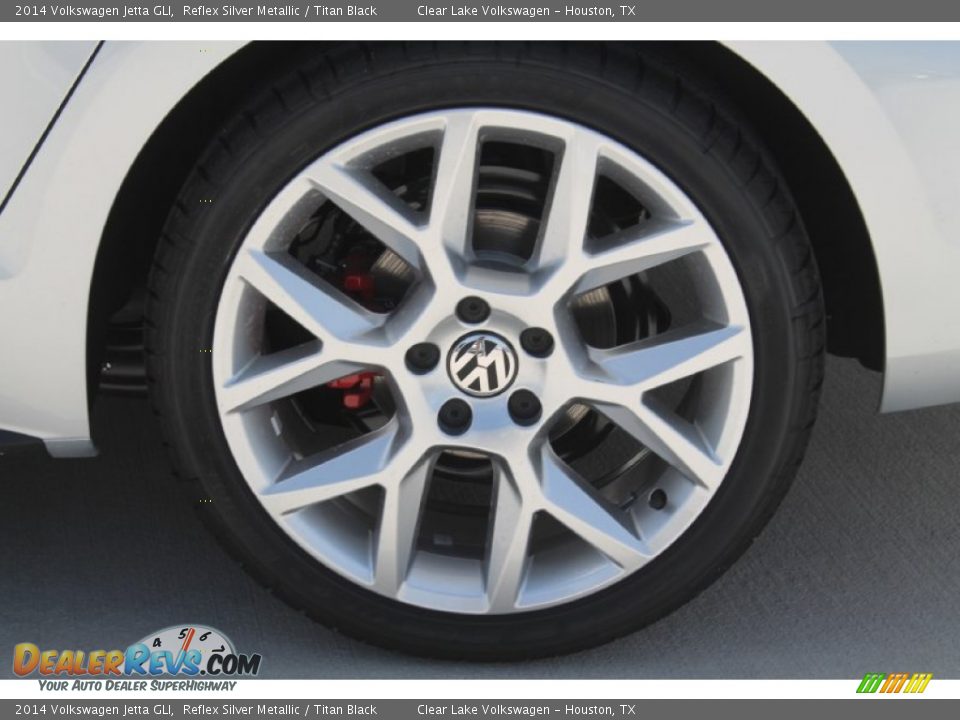 2014 Volkswagen Jetta GLI Reflex Silver Metallic / Titan Black Photo #6