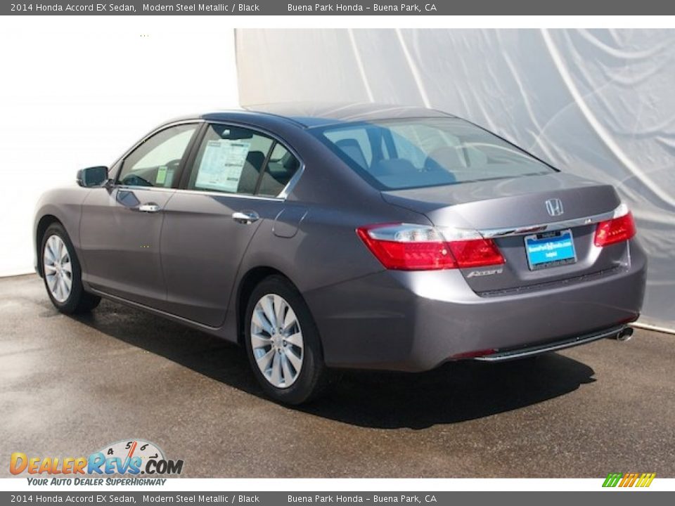 2014 Honda Accord EX Sedan Modern Steel Metallic / Black Photo #5