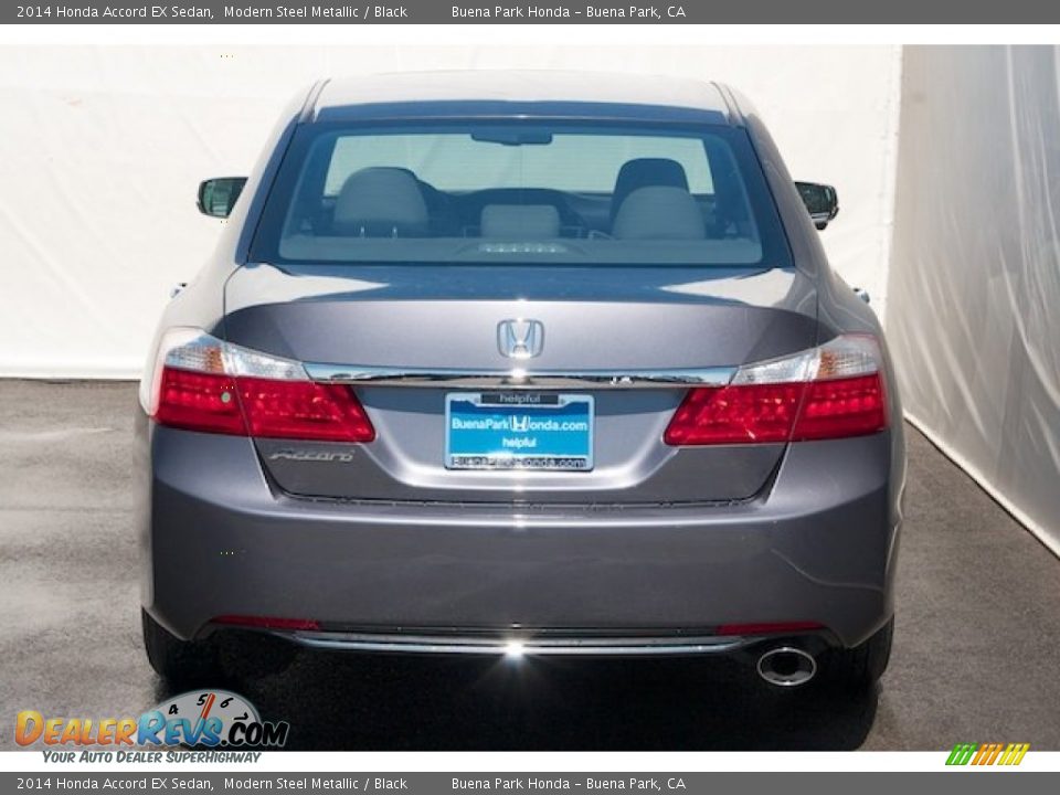 2014 Honda Accord EX Sedan Modern Steel Metallic / Black Photo #6