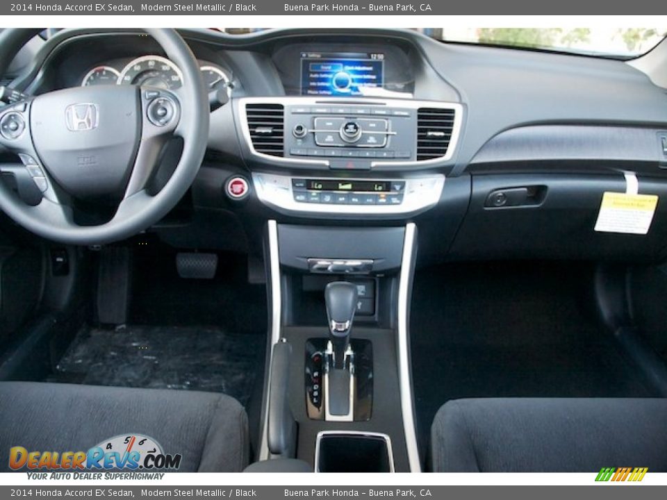 2014 Honda Accord EX Sedan Modern Steel Metallic / Black Photo #14