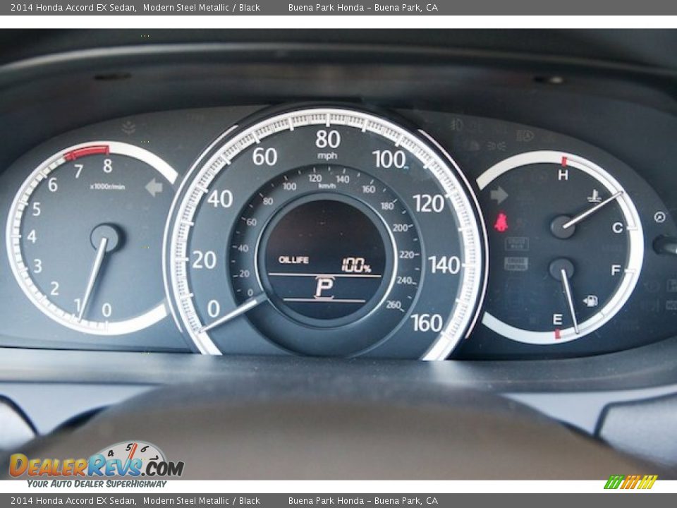 2014 Honda Accord EX Sedan Modern Steel Metallic / Black Photo #18