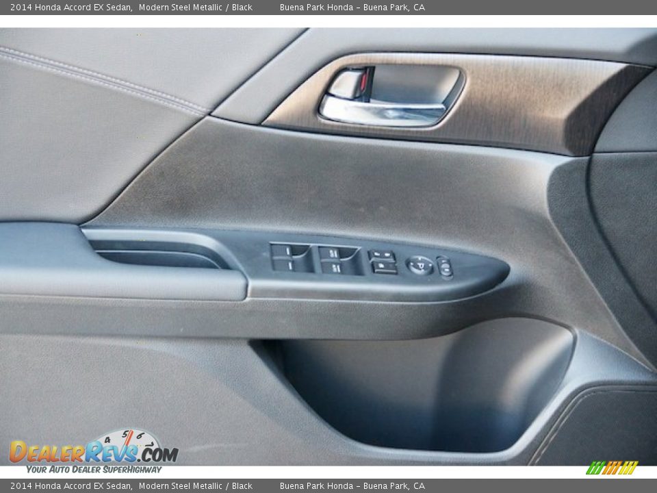2014 Honda Accord EX Sedan Modern Steel Metallic / Black Photo #8