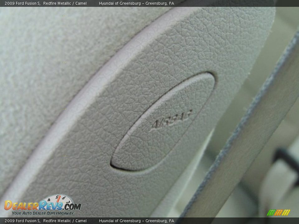 2009 Ford Fusion S Redfire Metallic / Camel Photo #13