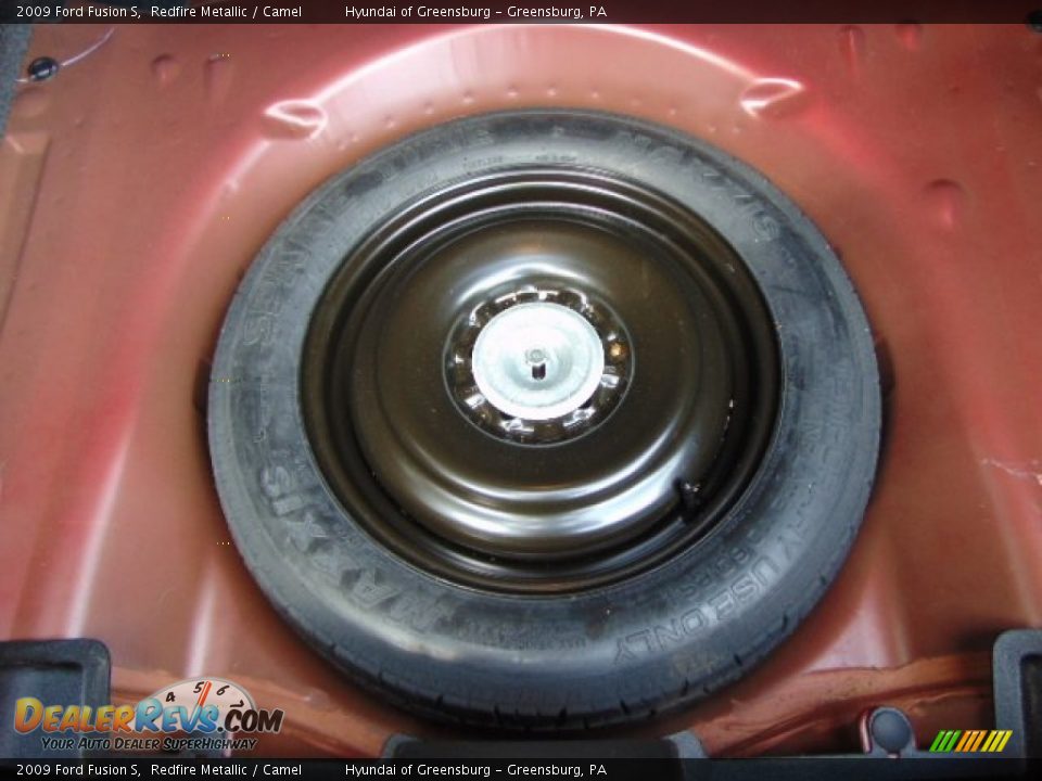 2009 Ford Fusion S Redfire Metallic / Camel Photo #19