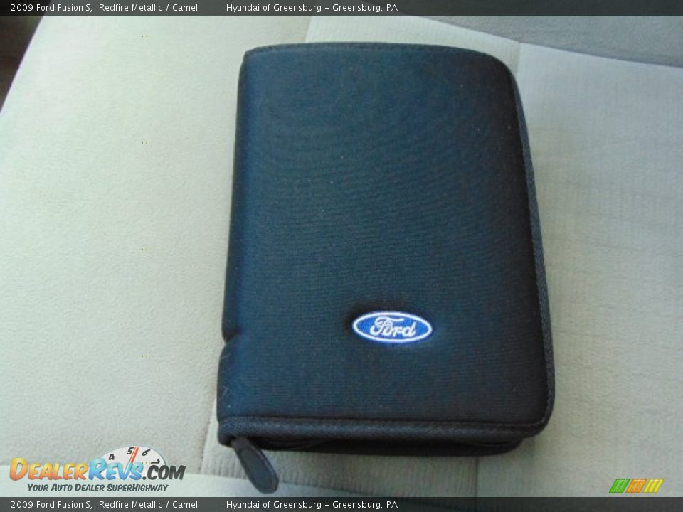 2009 Ford Fusion S Redfire Metallic / Camel Photo #21