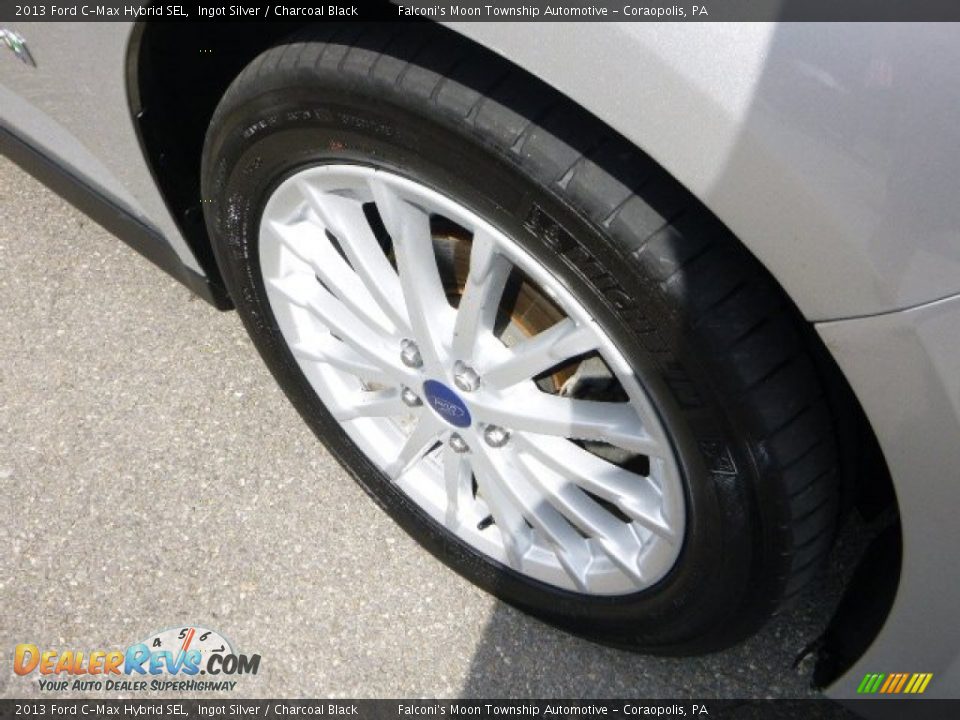 2013 Ford C-Max Hybrid SEL Ingot Silver / Charcoal Black Photo #9