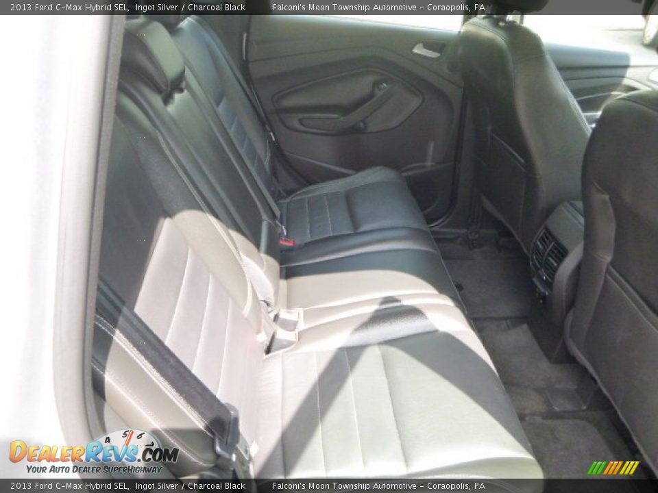 2013 Ford C-Max Hybrid SEL Ingot Silver / Charcoal Black Photo #13
