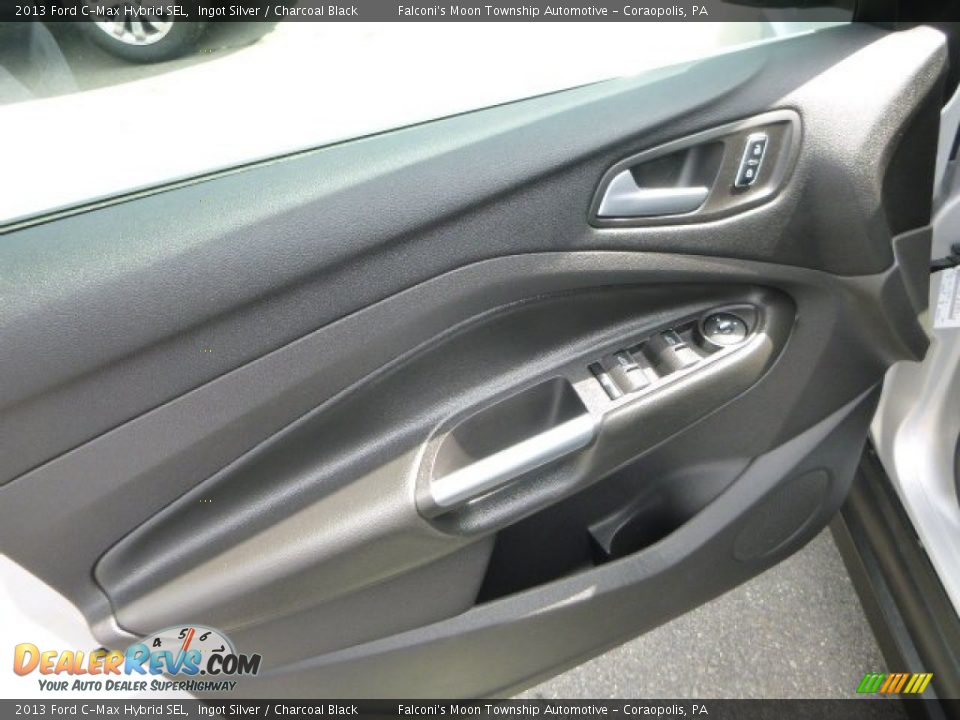 2013 Ford C-Max Hybrid SEL Ingot Silver / Charcoal Black Photo #18