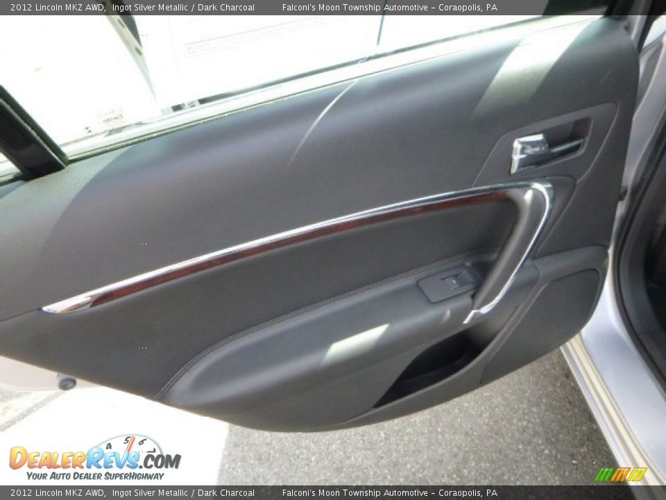 2012 Lincoln MKZ AWD Ingot Silver Metallic / Dark Charcoal Photo #18