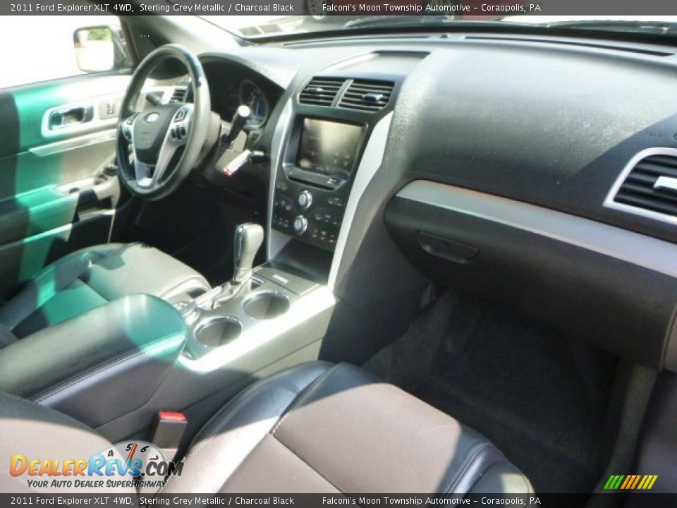 2011 Ford Explorer XLT 4WD Sterling Grey Metallic / Charcoal Black Photo #11