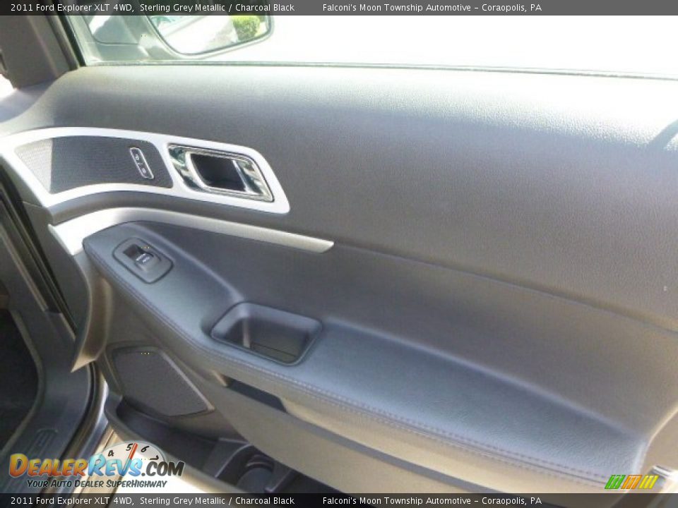 2011 Ford Explorer XLT 4WD Sterling Grey Metallic / Charcoal Black Photo #13