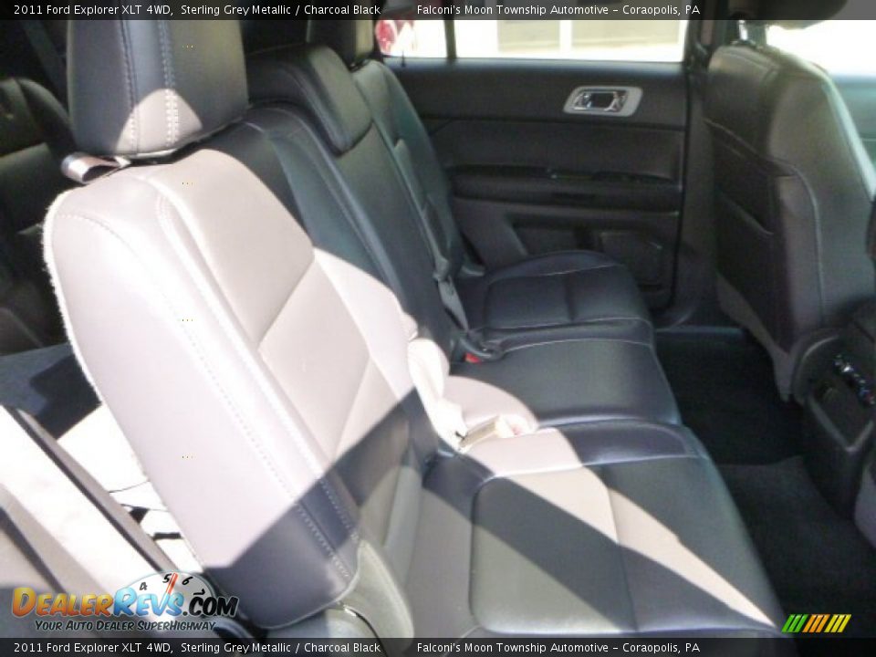 2011 Ford Explorer XLT 4WD Sterling Grey Metallic / Charcoal Black Photo #14