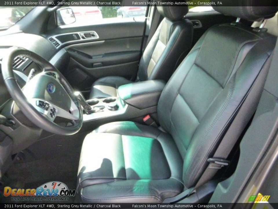 2011 Ford Explorer XLT 4WD Sterling Grey Metallic / Charcoal Black Photo #16