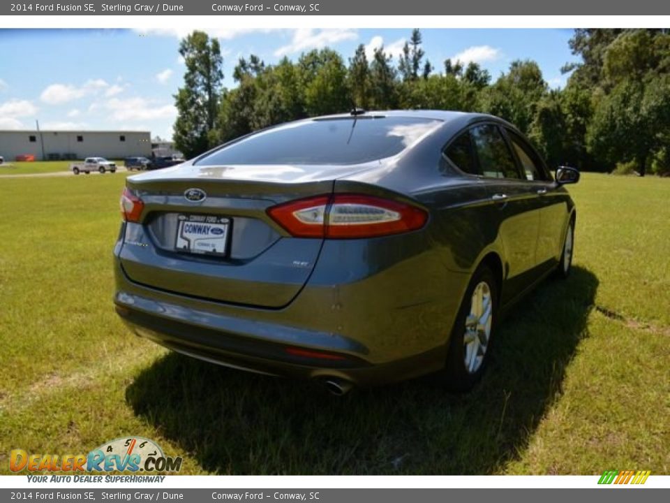2014 Ford Fusion SE Sterling Gray / Dune Photo #5