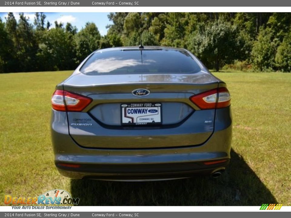 2014 Ford Fusion SE Sterling Gray / Dune Photo #6