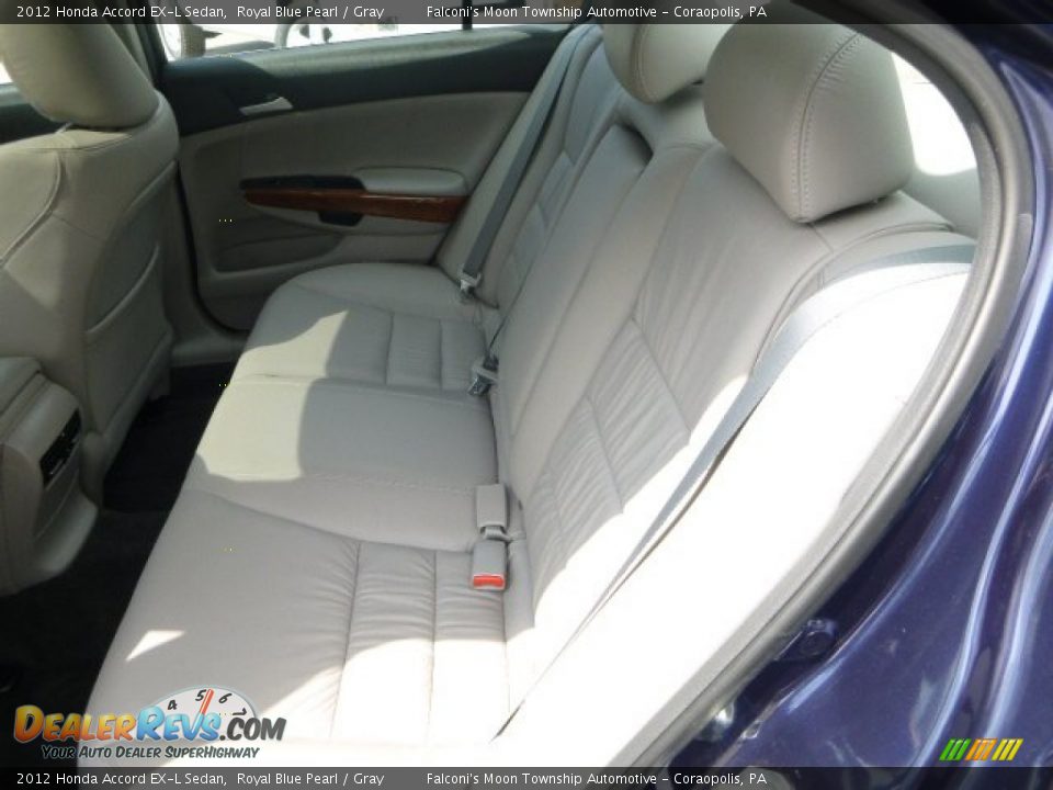 2012 Honda Accord EX-L Sedan Royal Blue Pearl / Gray Photo #17