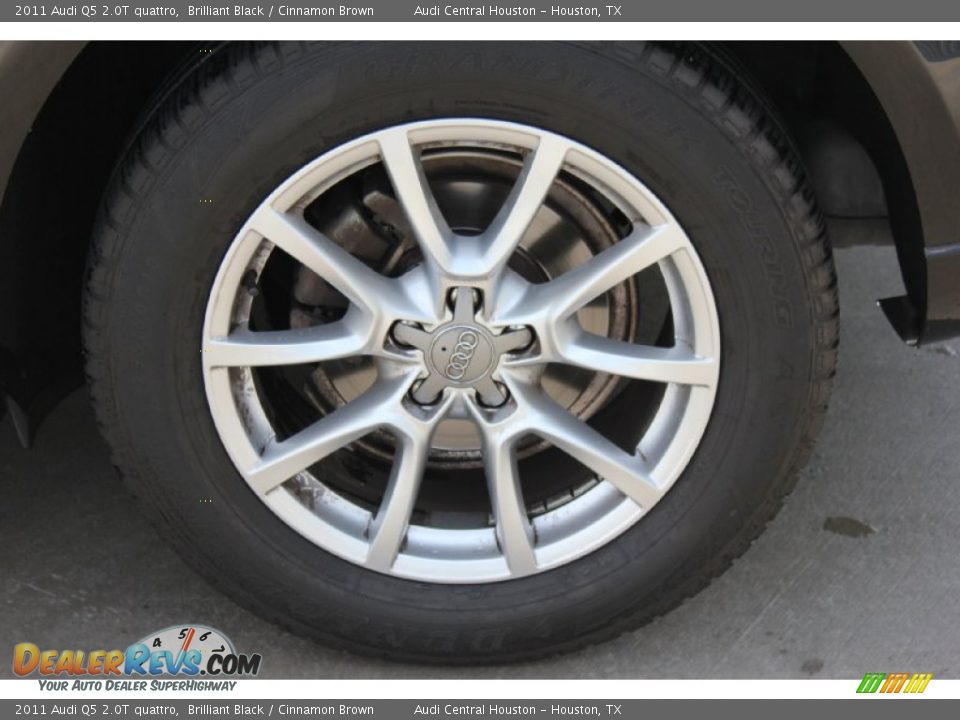 2011 Audi Q5 2.0T quattro Brilliant Black / Cinnamon Brown Photo #4
