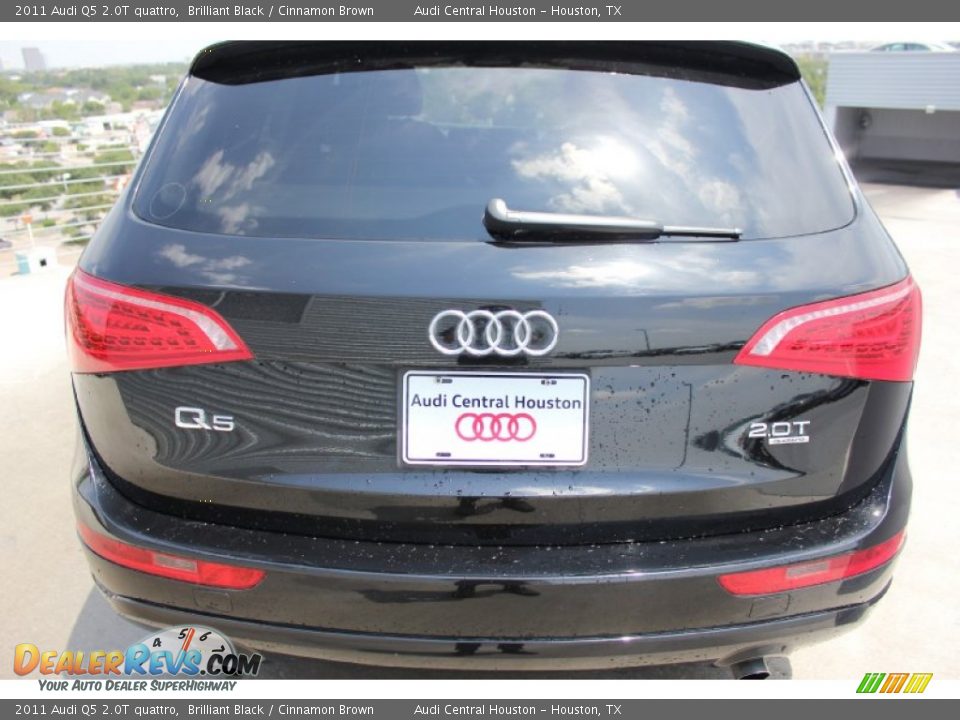 2011 Audi Q5 2.0T quattro Brilliant Black / Cinnamon Brown Photo #7