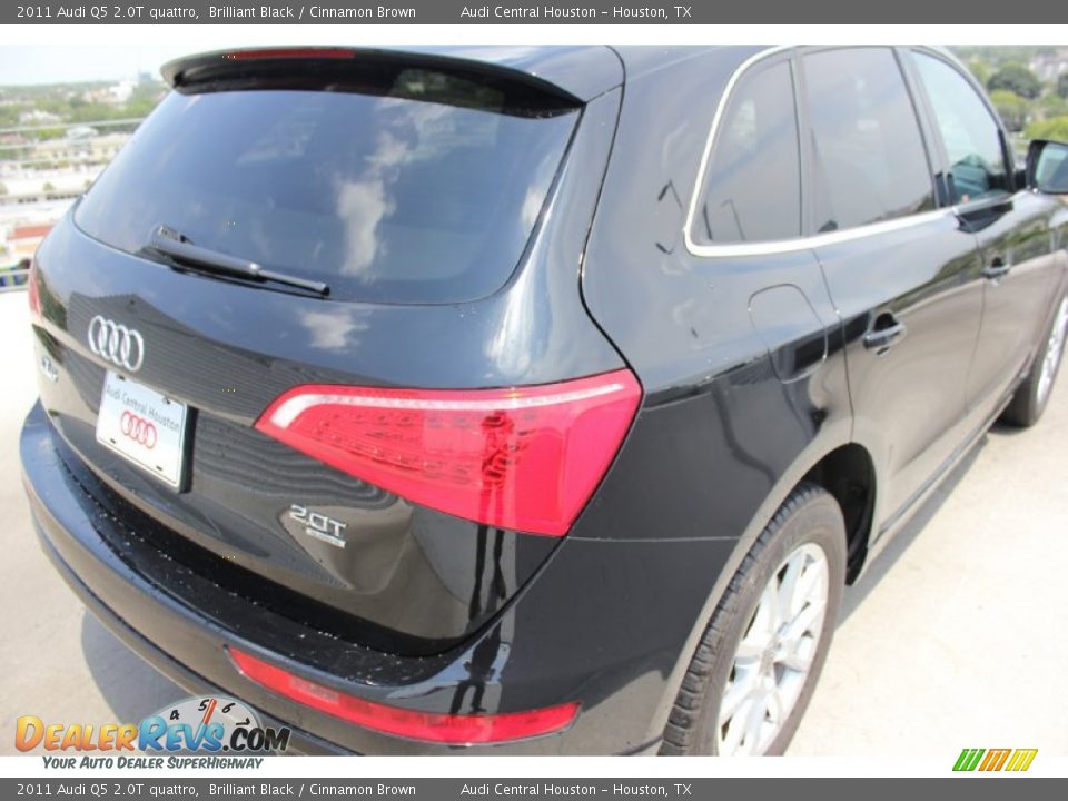 2011 Audi Q5 2.0T quattro Brilliant Black / Cinnamon Brown Photo #8