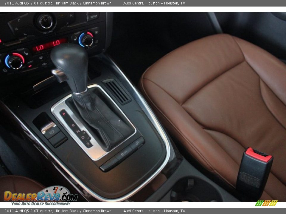 2011 Audi Q5 2.0T quattro Brilliant Black / Cinnamon Brown Photo #15