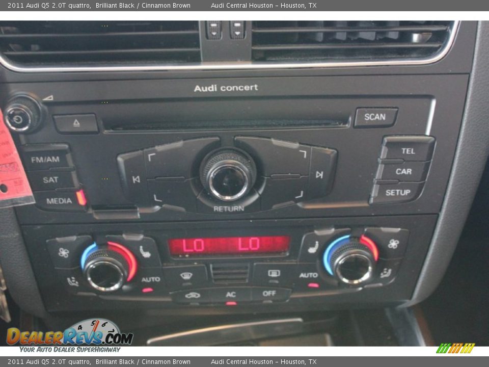 2011 Audi Q5 2.0T quattro Brilliant Black / Cinnamon Brown Photo #16