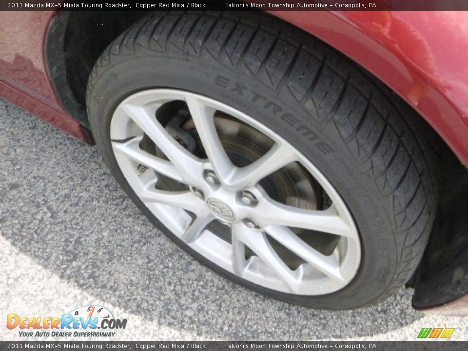 2011 Mazda MX-5 Miata Touring Roadster Copper Red Mica / Black Photo #9