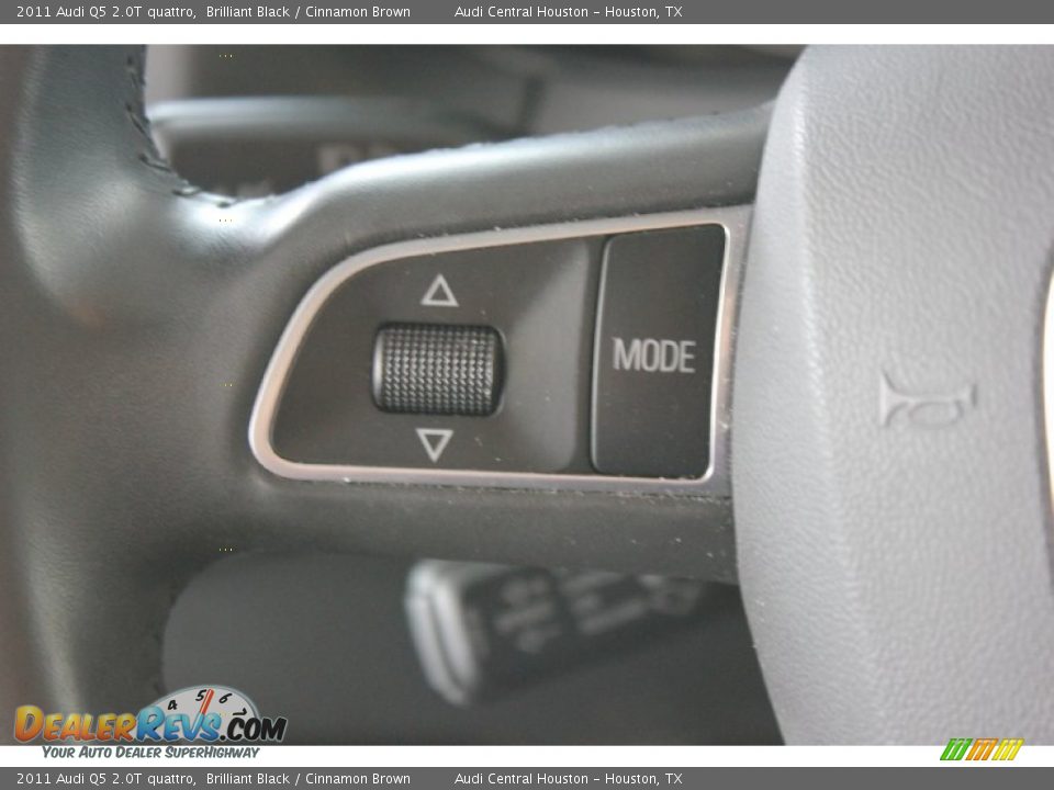 2011 Audi Q5 2.0T quattro Brilliant Black / Cinnamon Brown Photo #19