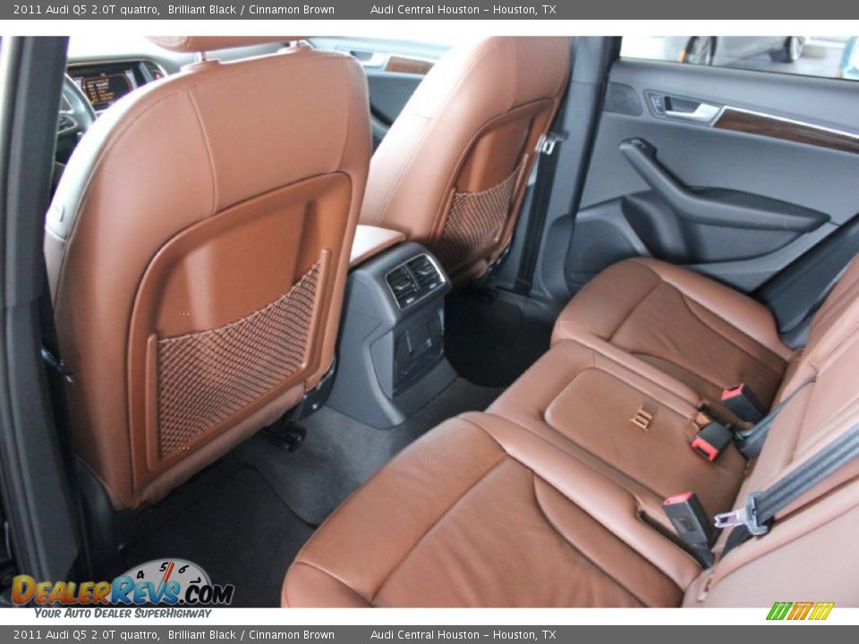 2011 Audi Q5 2.0T quattro Brilliant Black / Cinnamon Brown Photo #23