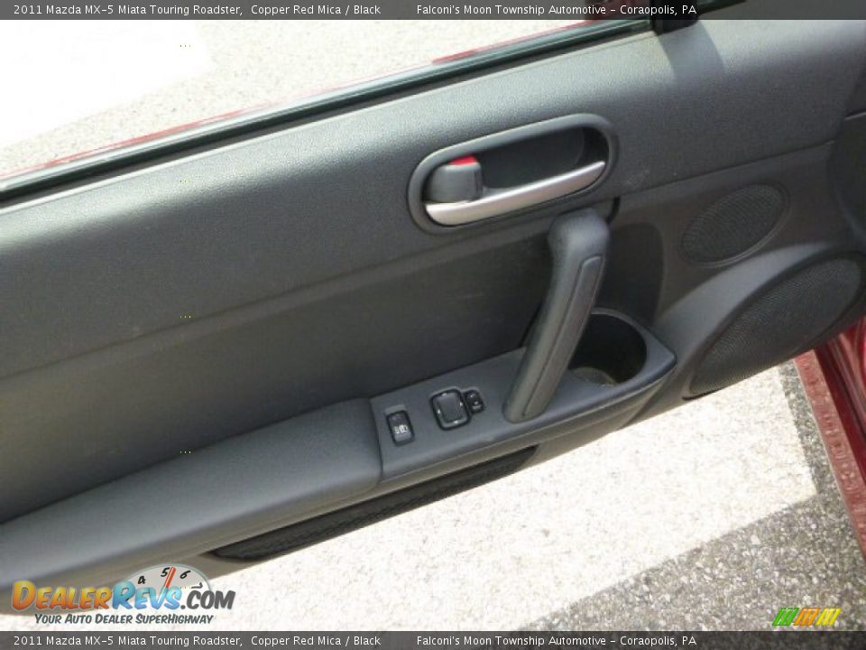 2011 Mazda MX-5 Miata Touring Roadster Copper Red Mica / Black Photo #15