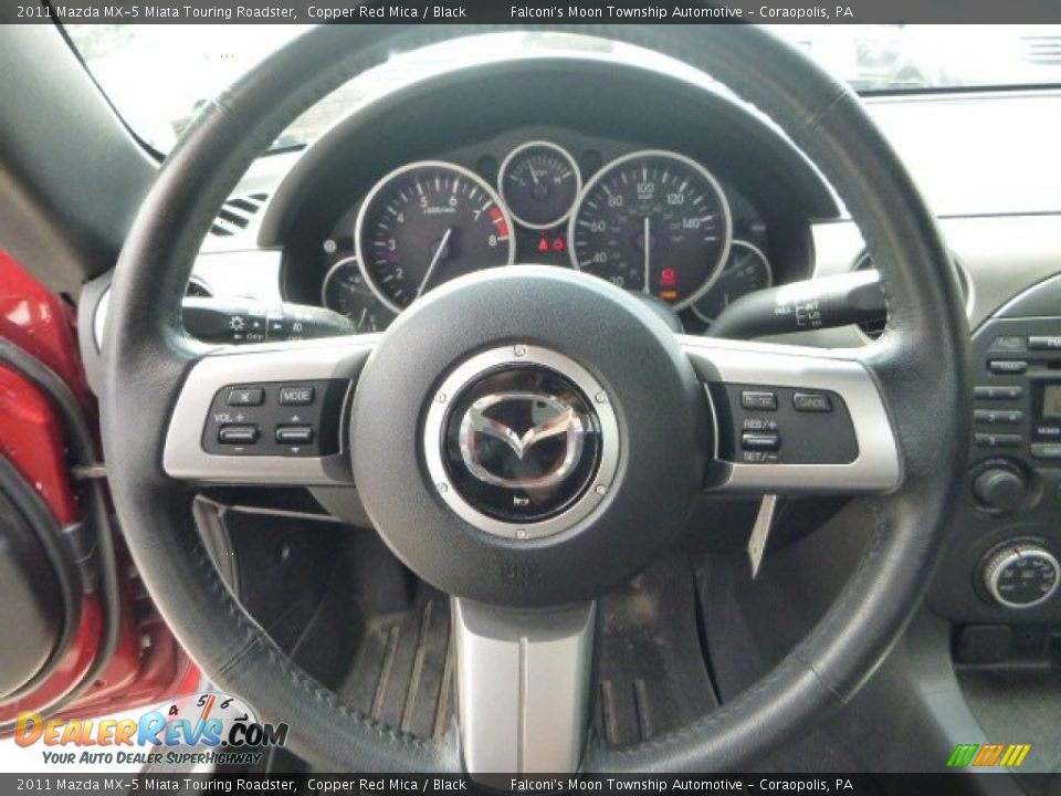 2011 Mazda MX-5 Miata Touring Roadster Steering Wheel Photo #17