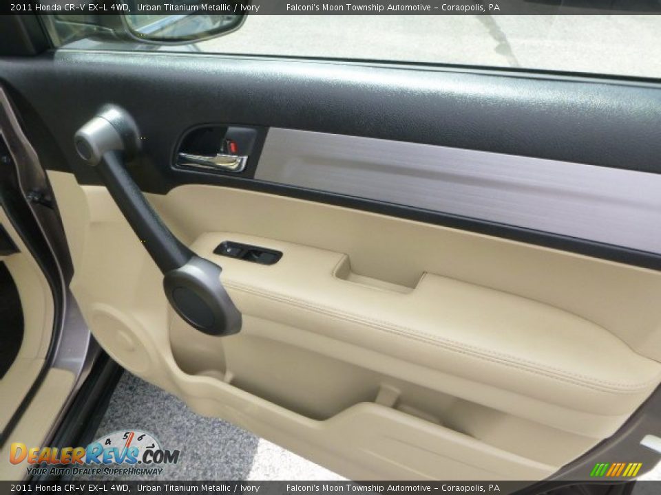 2011 Honda CR-V EX-L 4WD Urban Titanium Metallic / Ivory Photo #12